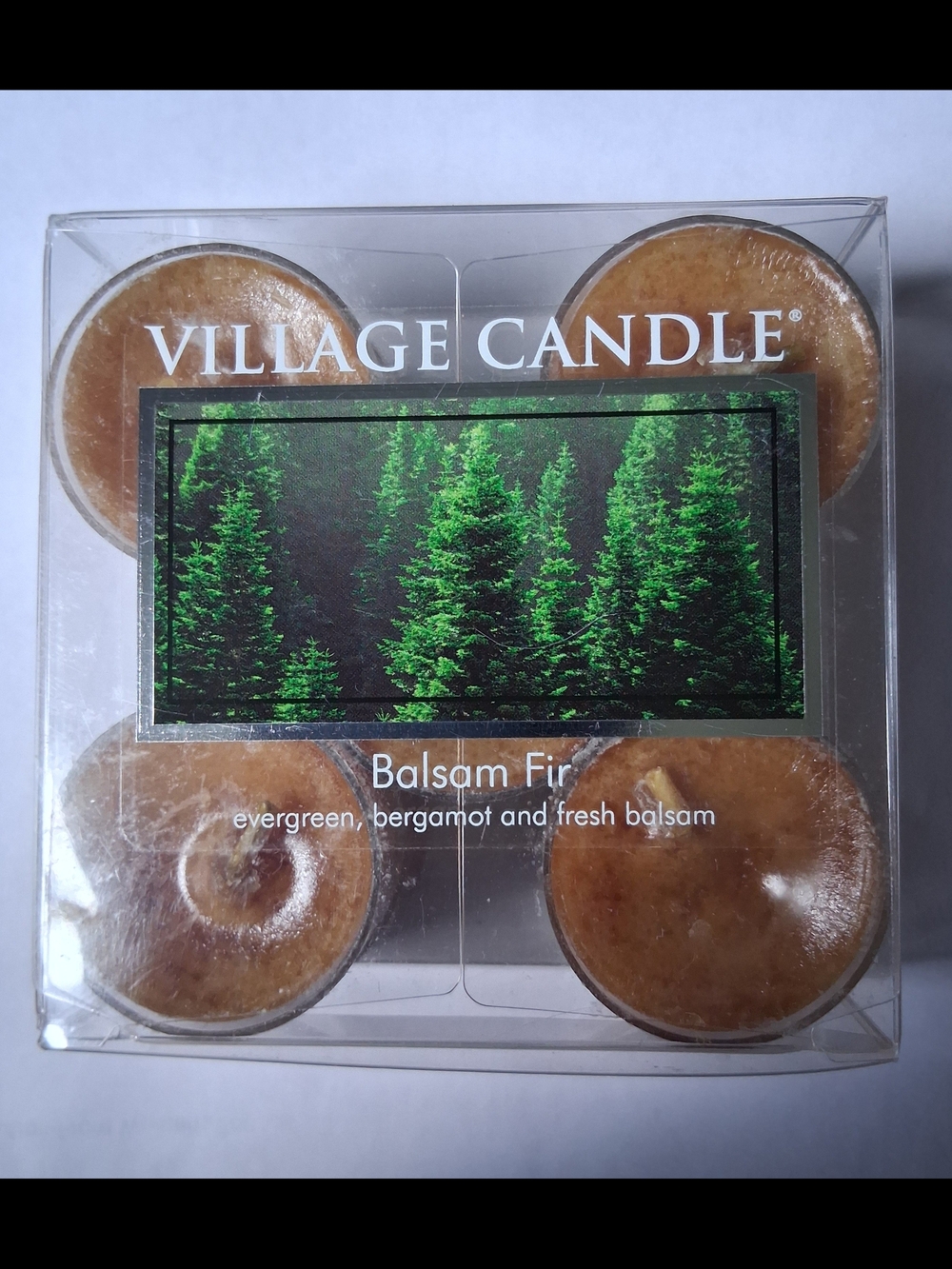Village Candle Balsam Fir Tea Lights Package Of 10